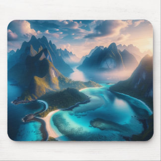 Carpet landscape mouse pad
