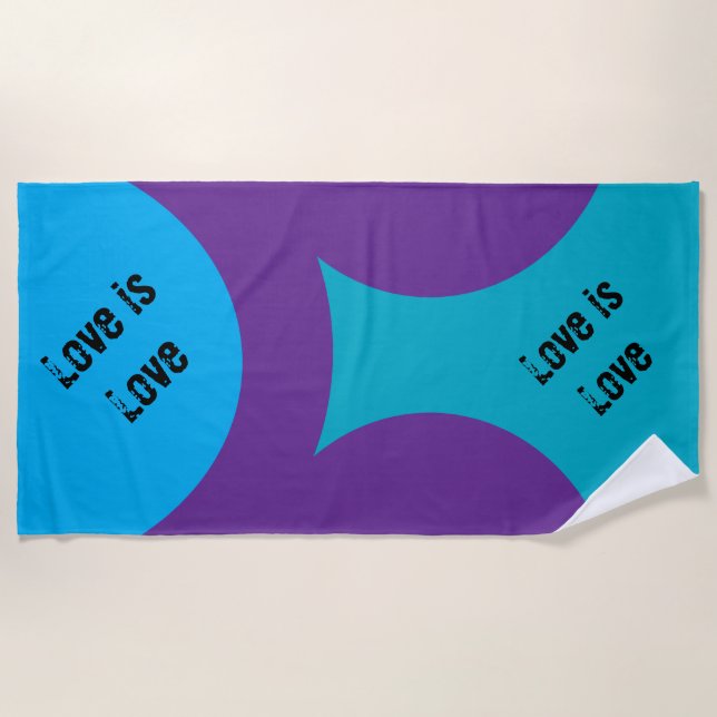 Carpet Matten Yogamatte Beach Towel (Front)