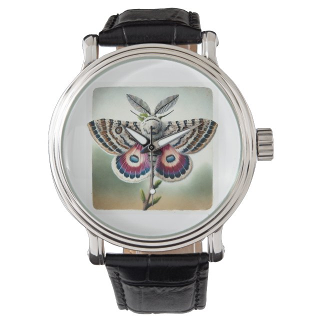 Carpet moth 270924IREF228 - Watercolor Watch (Front)