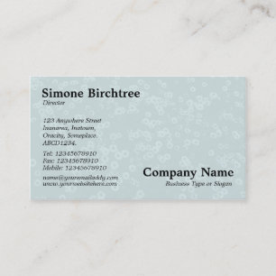 Carpet of Daisies - Green Business Card