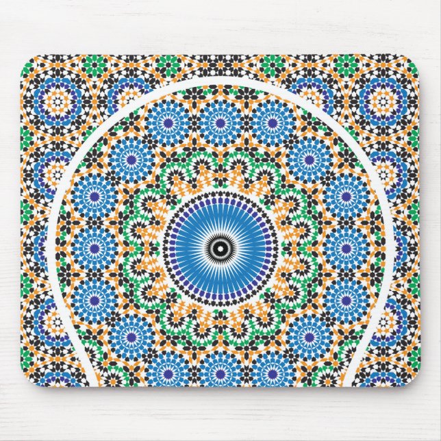 Carpets decorated with mosaics mouse pad (Front)