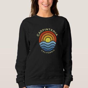 Carpinteria California Ca Summer Us Cities Tropica Sweatshirt