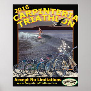 Carpinteria Triathlon Poster 2016