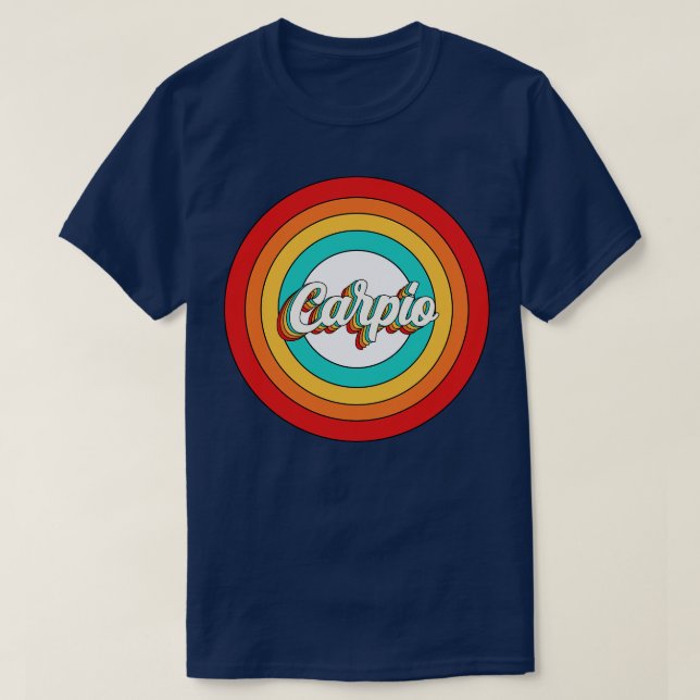 Carpio Name Shirt Vintage Carpio Circle (Design Front)