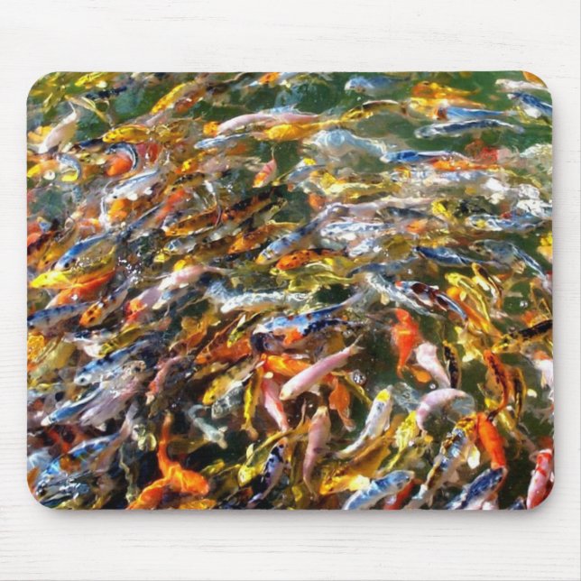 carps koi mouse pad (Front)
