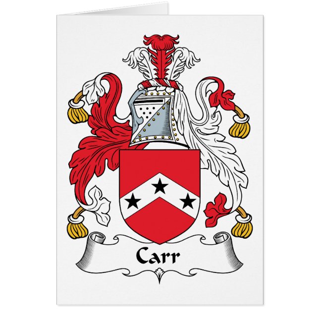 Carr Family Crest (Front)