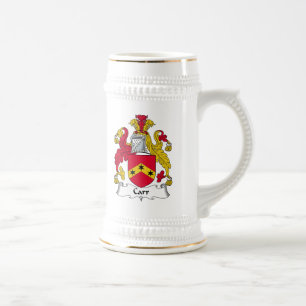 Carr Family Crest Beer Stein