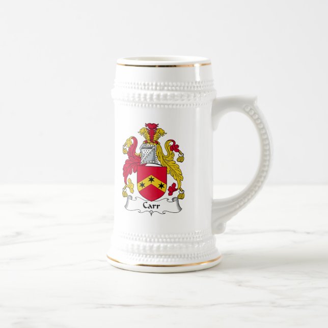 Carr Family Crest Beer Stein (Right)