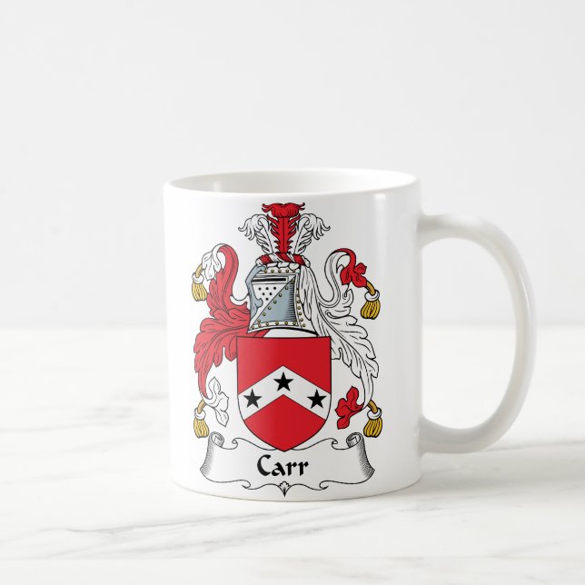 Carr Family Crest Coffee Mug (Right)