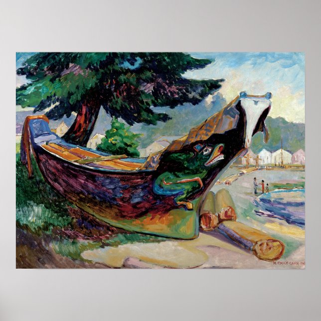 Carr - Native War Canoe 1912 Poster (Front)