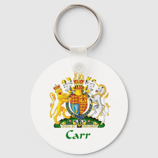 Carr Shield of Great Britain Key Ring (Front)
