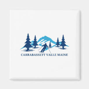 Carrabassett valley maine ski resort skiing skier magnet