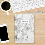 Carrara Marble Personalised Planner<br><div class="desc">Personalise with your name or business title.</div>