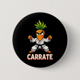 Carrate Karate Carrot Mma Students Trainer 1  6 Cm Round Badge