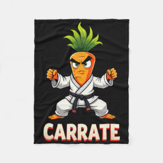 Carrate Karate Carrot Mma Students Trainer _1 Fleece Blanket