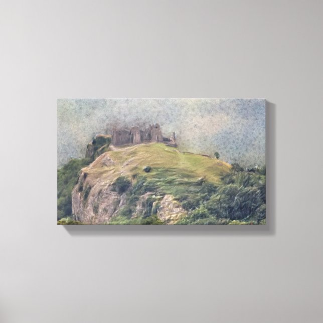 Carreg Cennen Castle Canvas Print (Front)