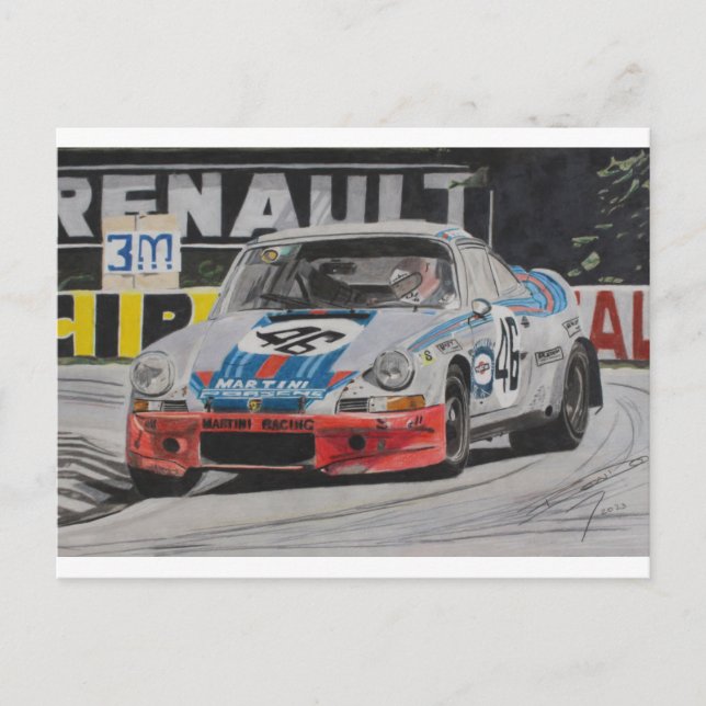 Carrera Means Racy Postcard (Front)