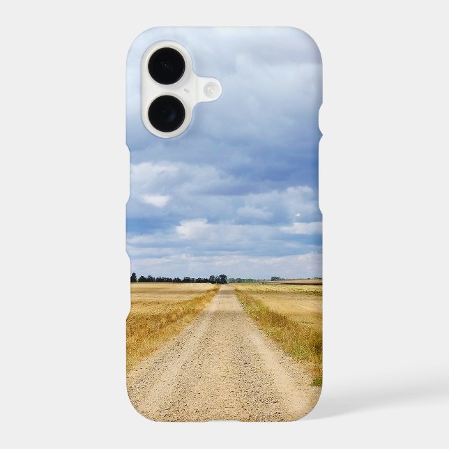 Carretera Boadilla del Camino - Itero de la Vega iPhone Case (Back)