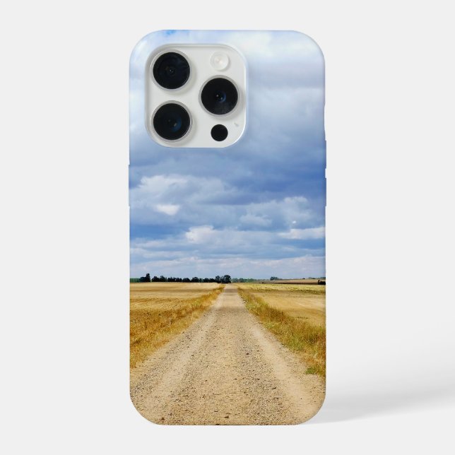 Carretera Boadilla del Camino - Itero de la Vega iPhone Case (Back)