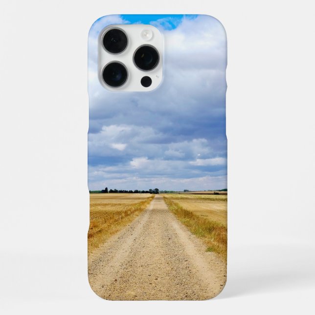 Carretera Boadilla del Camino - Itero de la Vega iPhone Case (Back)