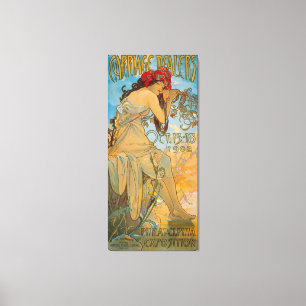 Carriage Dealers by Alphonse Mucha (1902) Canvas Print