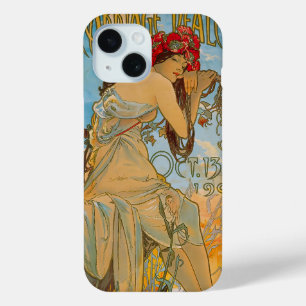 Carriage Dealers by Alphonse Mucha (1902)  iPhone 15 Case