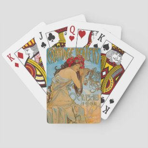Carriage Dealers by Alphonse Mucha (1902)  Playing Cards