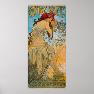 Carriage Dealers by Alphonse Mucha (1902) Poster
