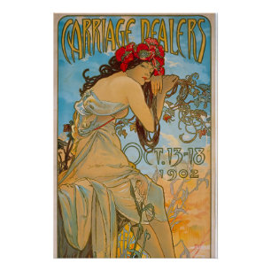 Carriage Dealers by Alphonse Mucha (1902)  Poster