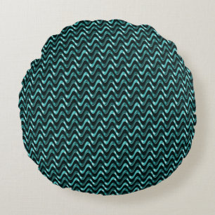 Carribean Waves..... Round Cushion