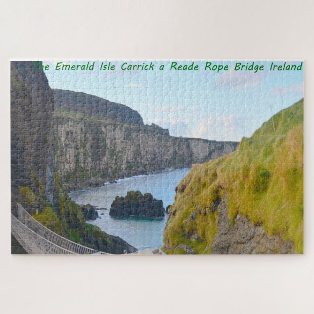 Carrick-A-Rede  Rope Bridge Ireland Jigsaw Puzzle (Horizontal)