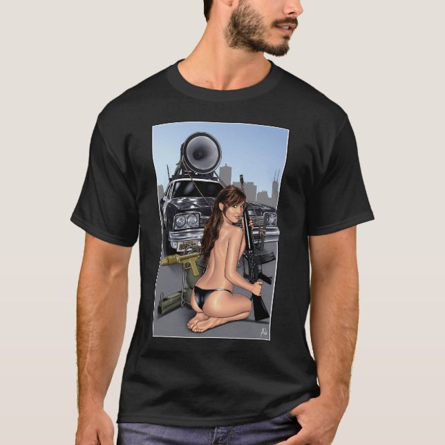 Carrie Fisher Blues T-Shirt (Front)