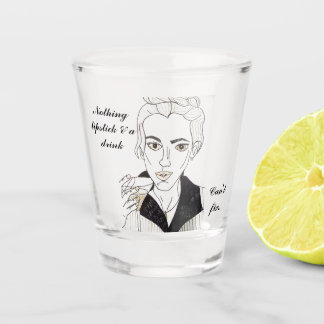 Carrie shot glass