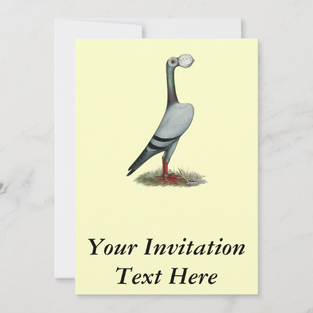 Carrier Pigeon 2012 Invitation (Front)