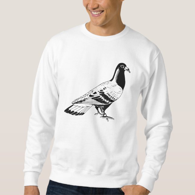 Carrier Pigeon Illustration Sweatshirt (Front)