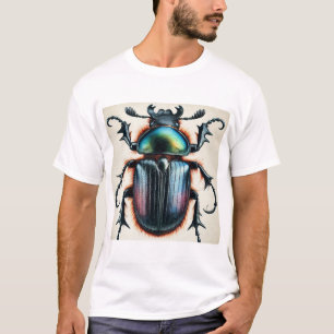 Carrion Beetle 160724IREF211 - Watercolor T-Shirt