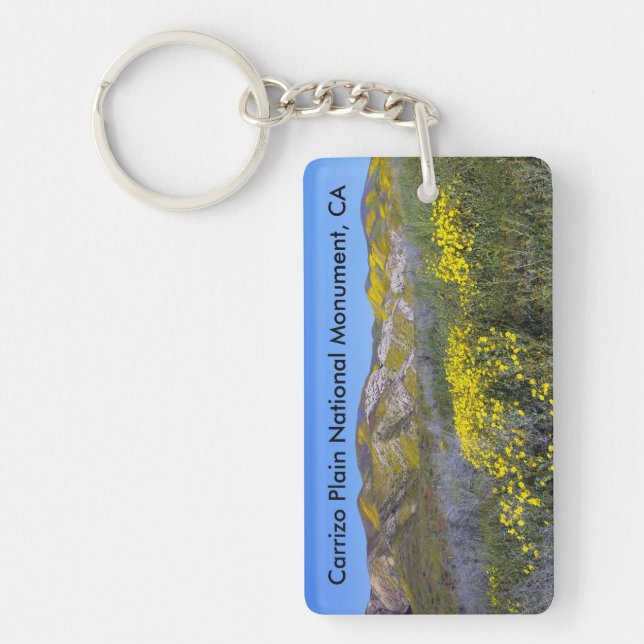 Carrizo Plain National Monument, California Key Ring (Front)