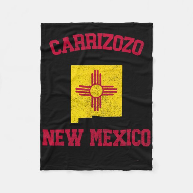 Carrizozo New Mexico  Fleece Blanket (Front)