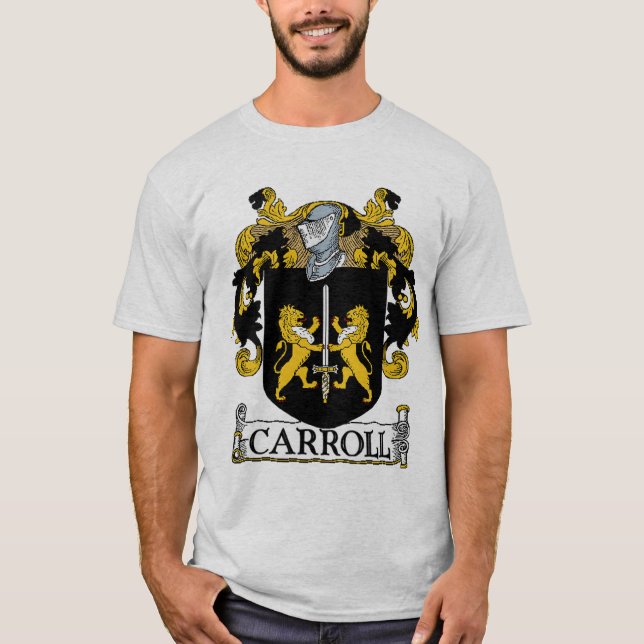 Carroll Clan Coat of Arms T-Shirt (Front)