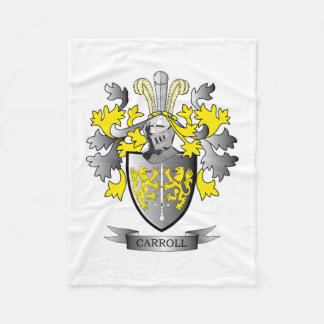 Carroll Coat of Arms Fleece Blanket