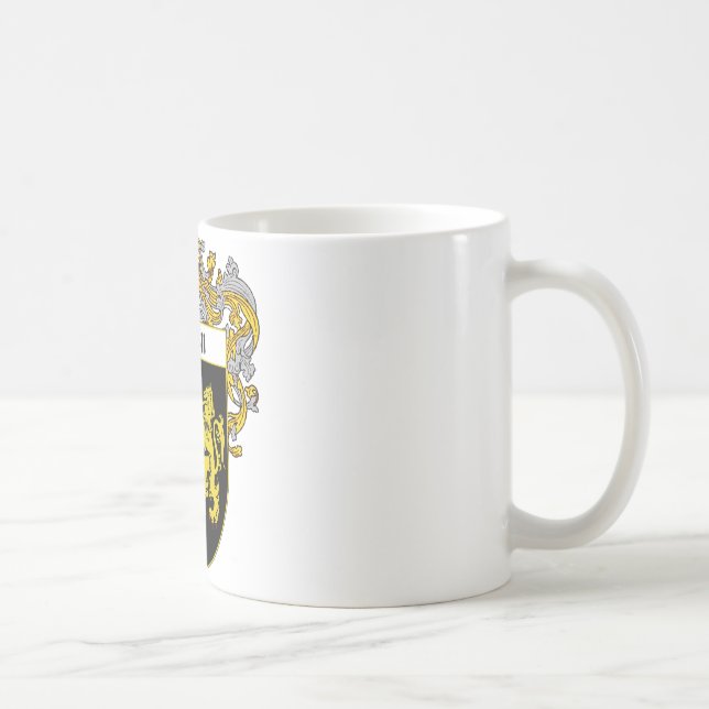 Carroll Coat of Arms (Mantled) Coffee Mug (Right)
