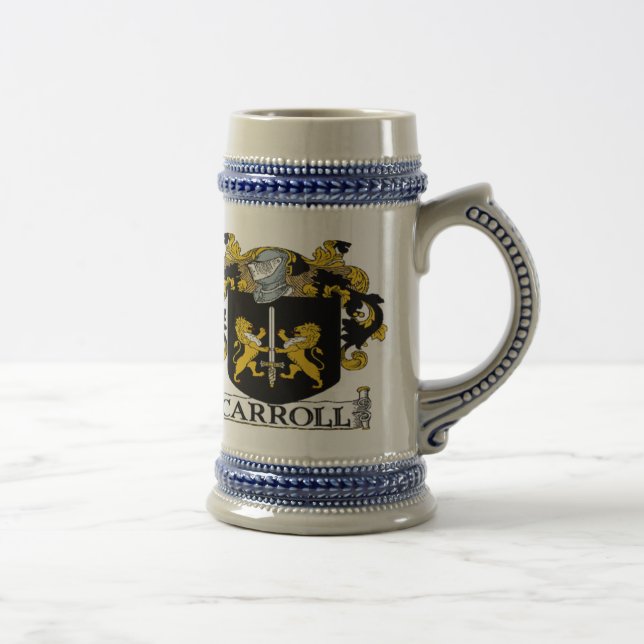 Carroll Coat of Arms Stein (Right)