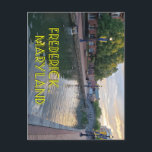 Carroll Creek Frederick Maryland #2 Postcard<br><div class="desc">Postcard depicting spring at Carroll Creek,  downtown Frederick Maryland.</div>