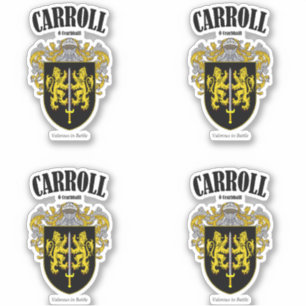 Carroll Crest Irish Translation & Meaning (x4)