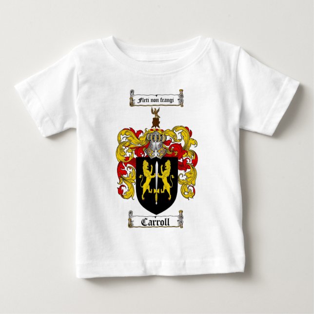 CARROLL FAMILY CREST -  CARROLL COAT OF ARMS BABY T-Shirt (Front)