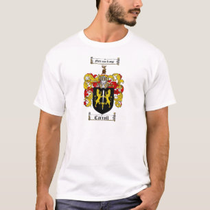 CARROLL FAMILY CREST -  CARROLL COAT OF ARMS T-Shirt