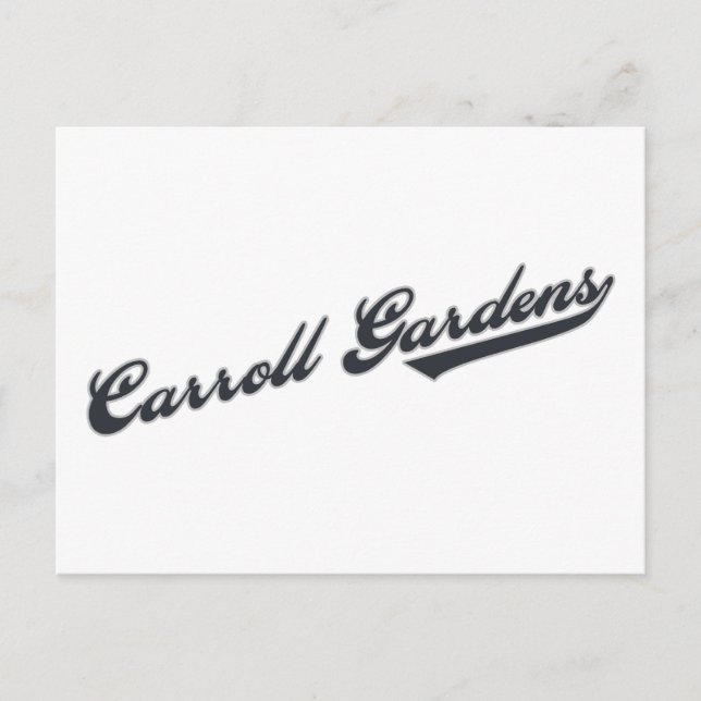 Carroll Gardens Postcard (Front)
