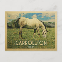 Carrollton Texas Horse Farm -Vintage Travel