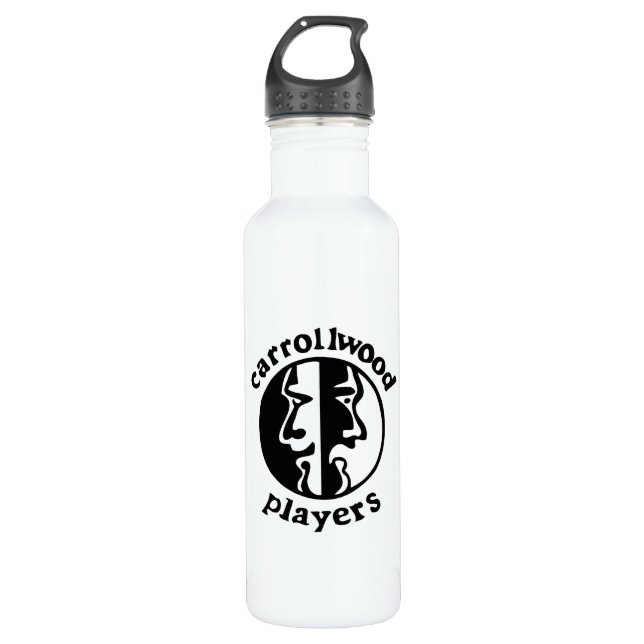 Carrollwood Players 710 Ml Water Bottle (Front)
