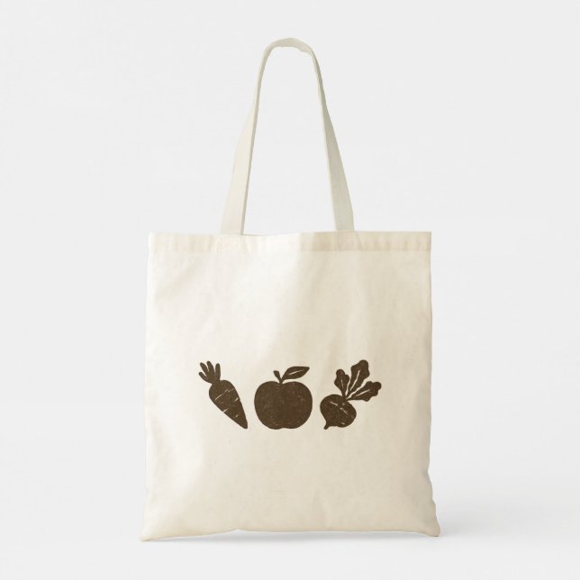 “Carrot Apple Beet” Tote Bag (Back)